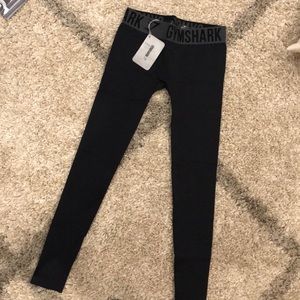 Gym shark leggings. NEVER WORN
